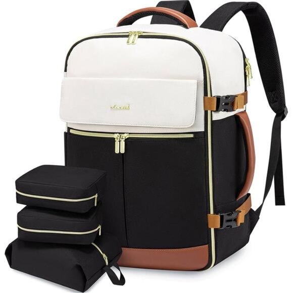 Travel Backpack for Women, TSA Carry On Backpack Flight Approved Luggage, 40L - Picture 1 of 7